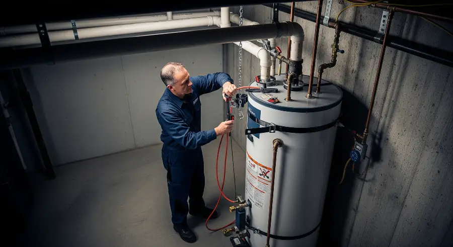 Licensed plumber providing professional plumbing services in Vancouver and Metro Vancouver area Tankless vs Hot Water Tank