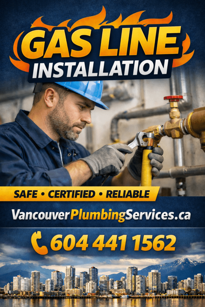 gas line installation vancouver in bc