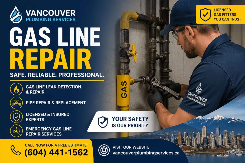 gas line repair vancouver gas leak repair