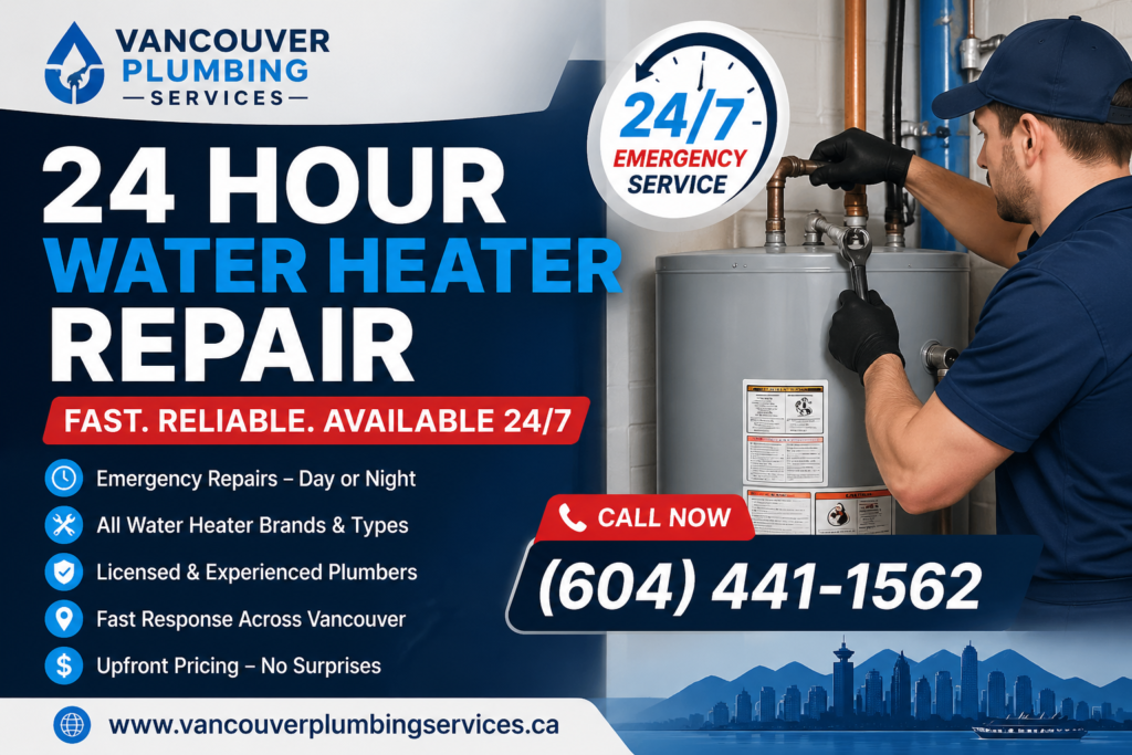 24 hour water heater repair vancouver